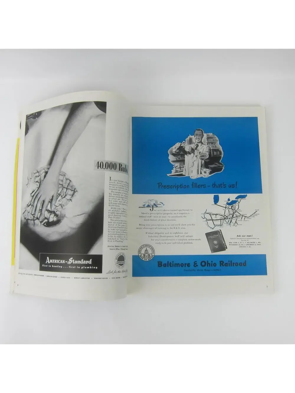 Vintage FORTUNE Magazine May 1949 Arthur Lidov Cover Chrysler Lincoln Ford Ads